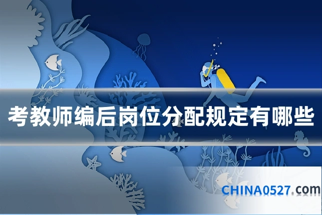 考教师编后岗位分配规定有哪些