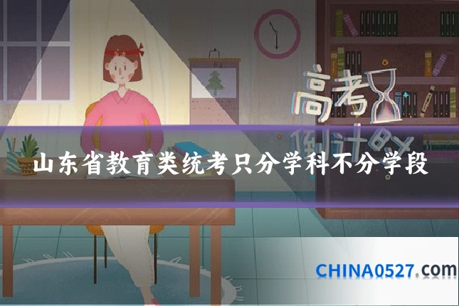 山东省教育类统考只分学科不分学段