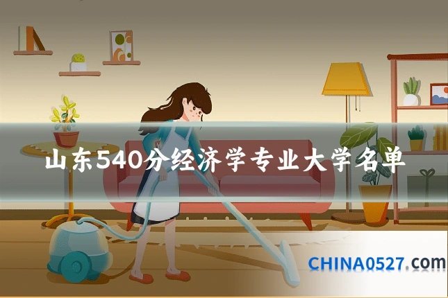 山东540分经济学专业大学名单
