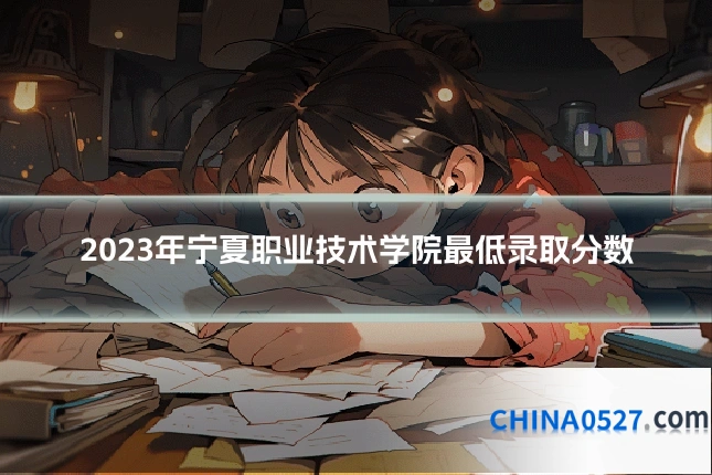2023年宁夏职业技术学院最低录取分数
