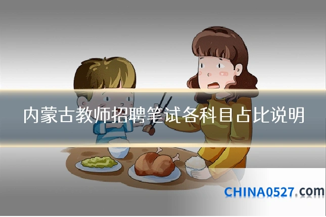内蒙古教师招聘笔试各科目占比说明