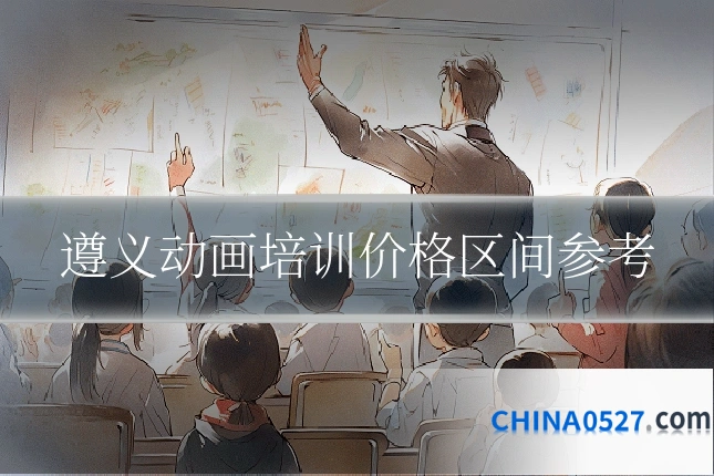 遵义动画培训价格区间参考
