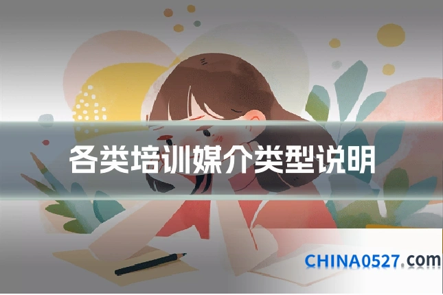 各类培训媒介类型说明