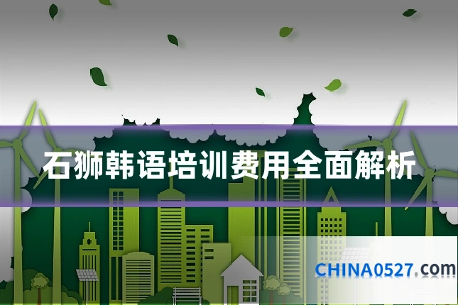 石狮韩语培训费用全面解析