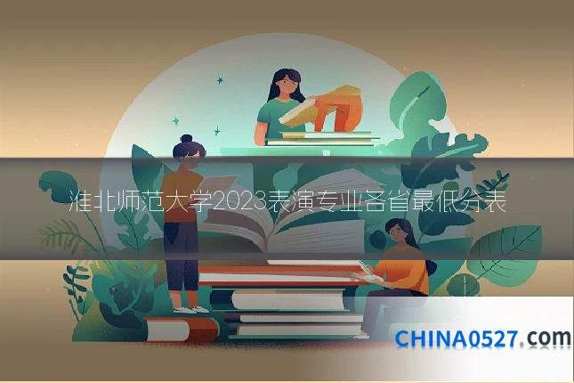 淮北师范大学2023表演专业各省最低分表