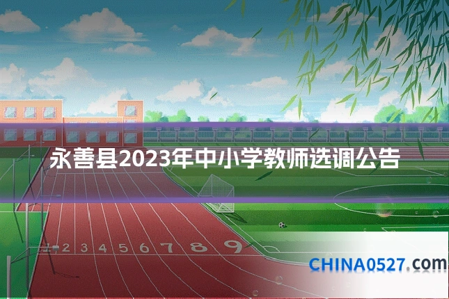 永善县2023年中小学教师选调公告