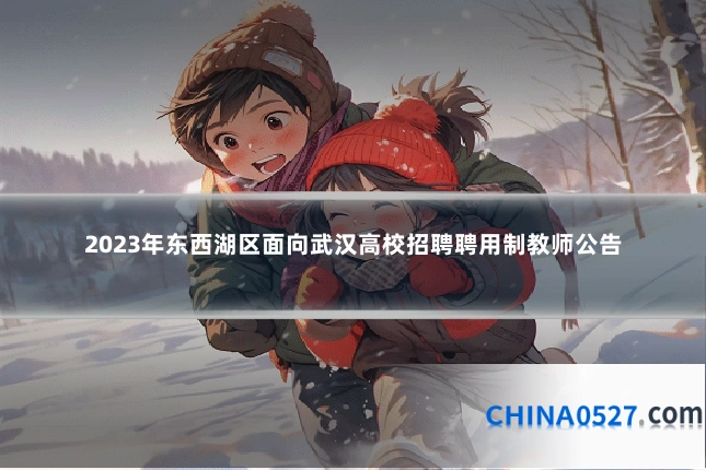 2023年东西湖区面向武汉高校招聘聘用制教师公告
