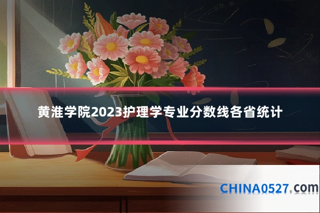 黄淮学院2023护理学专业分数线各省统计