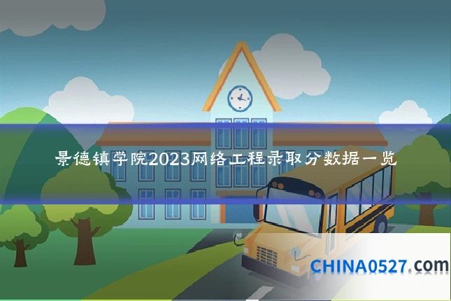 景德镇学院2023网络工程录取分数据一览