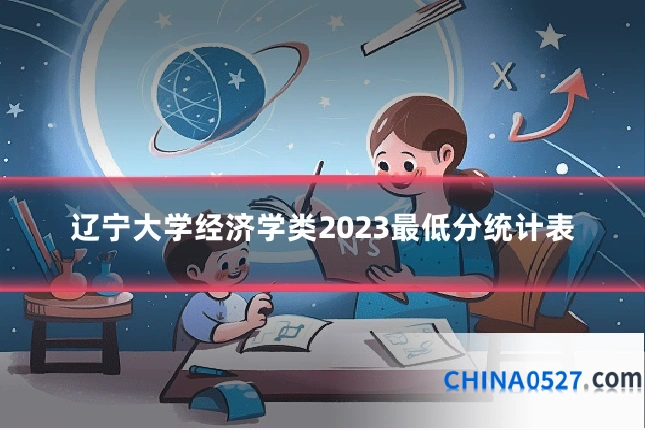 辽宁大学经济学类2023最低分统计表