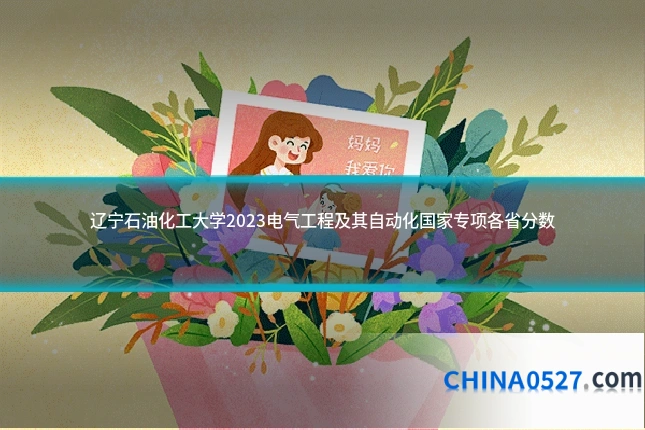 辽宁石油化工大学2023电气工程及其自动化国家专项各省分数