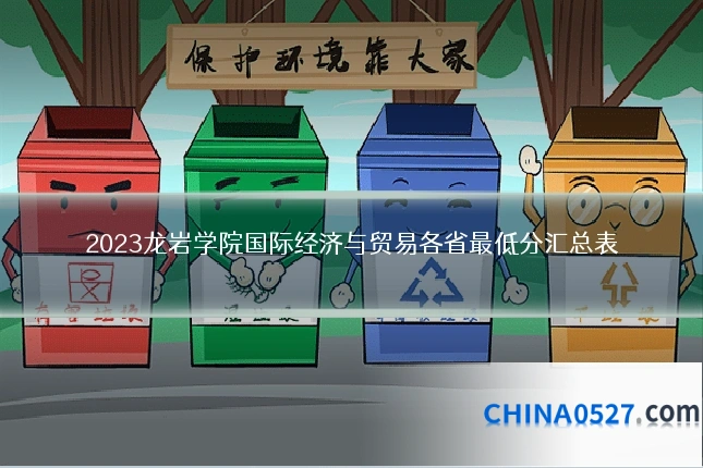 2023龙岩学院国际经济与贸易各省最低分汇总表