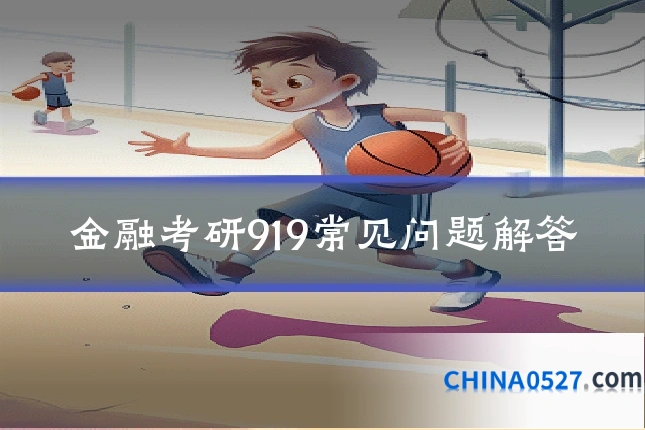 金融考研919常见问题解答