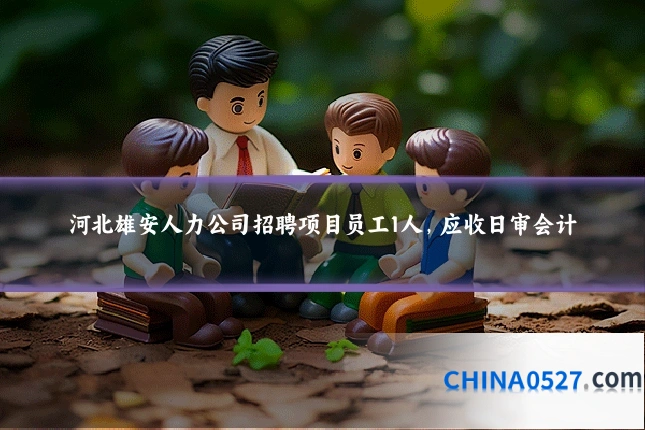 河北雄安人力公司招聘项目员工1人，应收日审会计