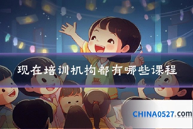 现在培训机构都有哪些课程