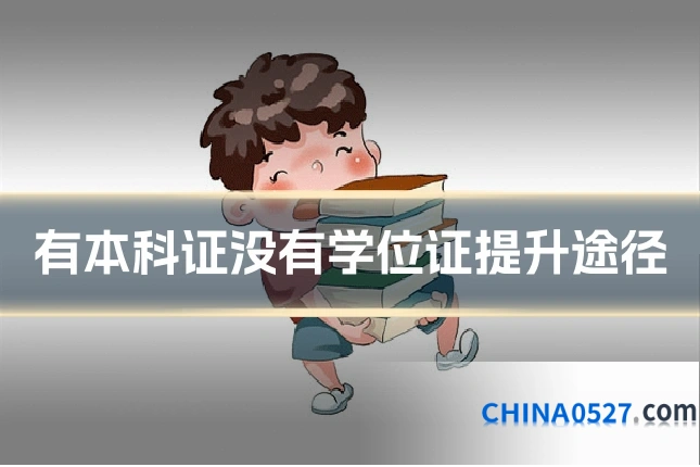 有本科证没有学位证提升途径