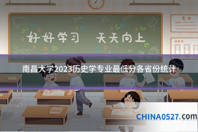 南昌大学2023历史学专业最低分各省份统计