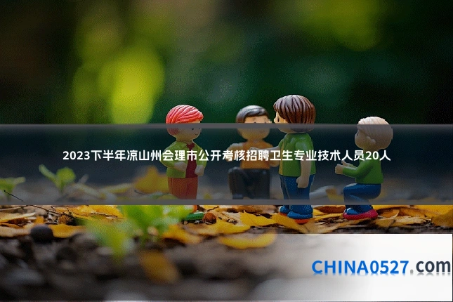 2023下半年凉山州会理市公开考核招聘卫生专业技术人员20人