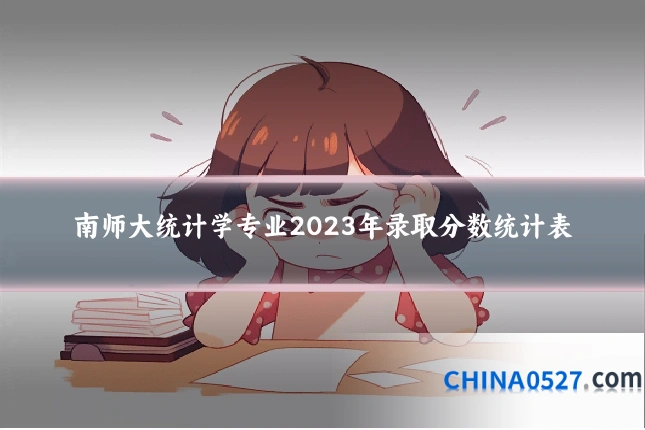 南师大统计学专业2023年录取分数统计表