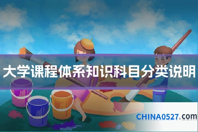 大学课程体系知识科目分类说明