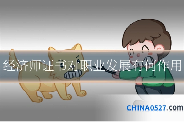 经济师证书对职业发展有何作用