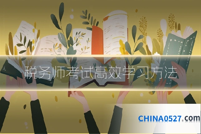 税务师考试高效学习方法