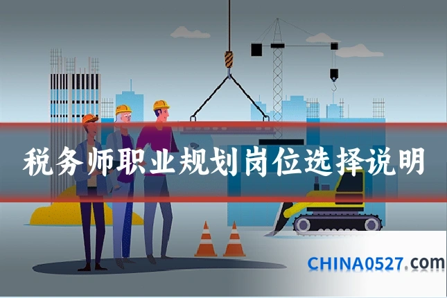 税务师职业规划岗位选择说明