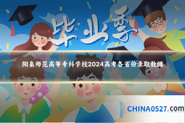 阳泉师范高等专科学校2024高考各省份录取数据