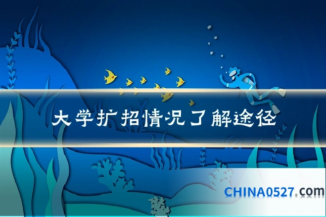 大学扩招情况了解途径