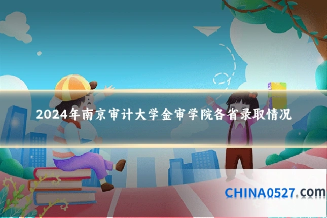2024年南京审计大学金审学院各省录取情况
