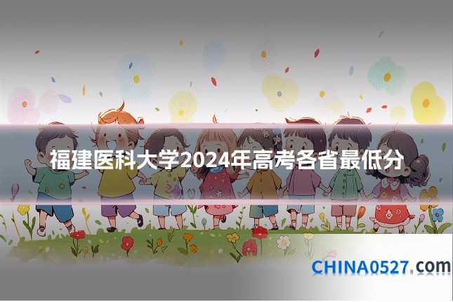 福建医科大学2024年高考各省最低分