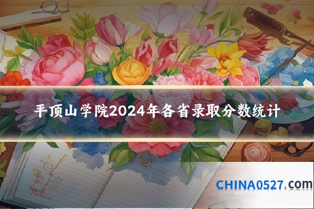 平顶山学院2024年各省录取分数统计