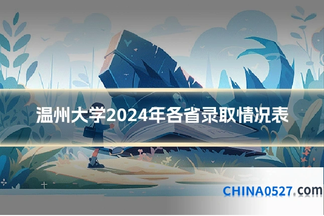 温州大学2024年各省录取情况表