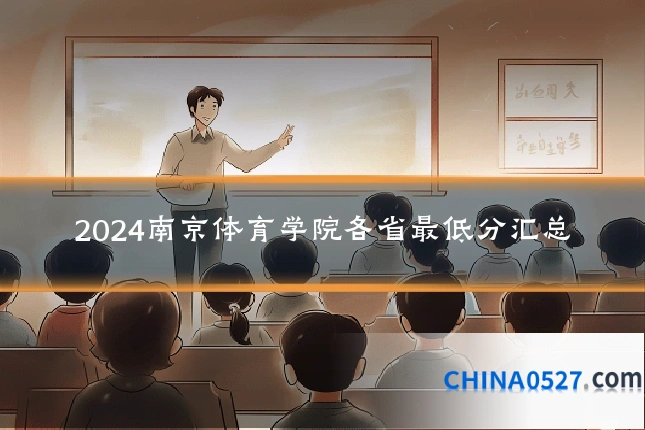 2024南京体育学院各省最低分汇总