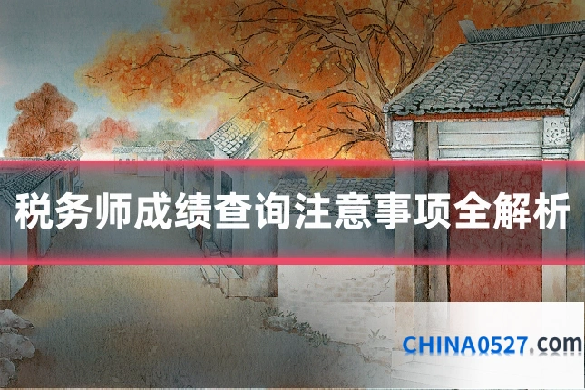 税务师成绩查询注意事项全解析