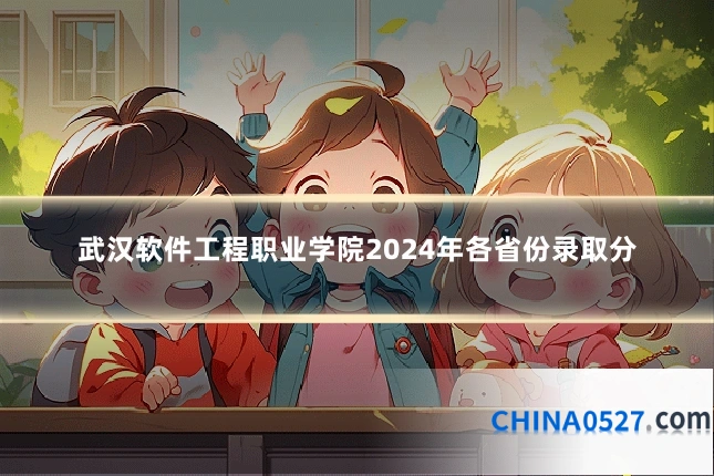 武汉软件工程职业学院2024年各省份录取分