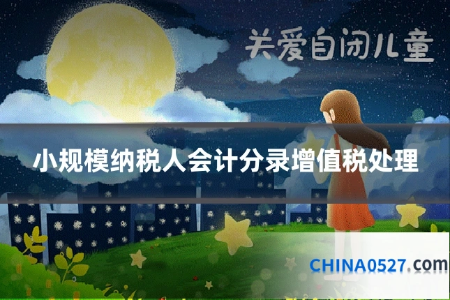 小规模纳税人会计分录增值税处理