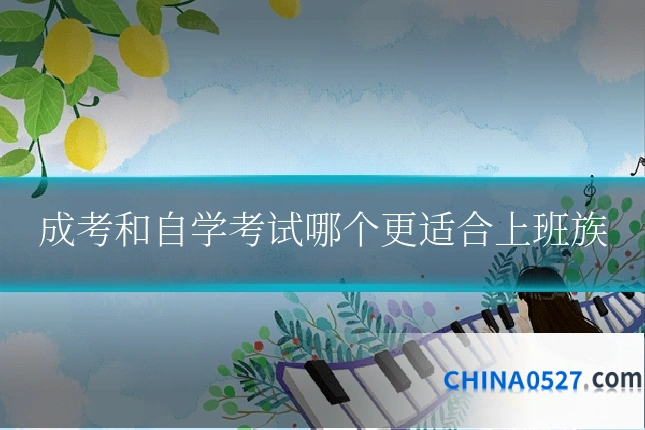 成考和自学考试哪个更适合上班族
