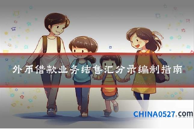 外币借款业务结售汇分录编制指南